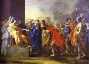 Nicolas Poussin The Continence of Scipio, France oil painting artist